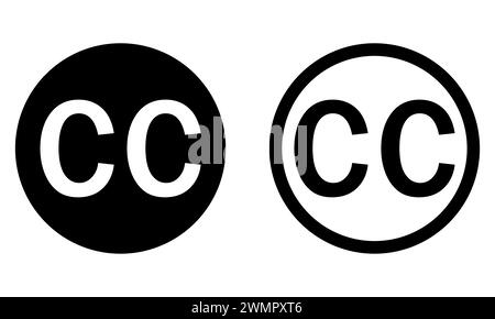 Subtitle icons in circle. Design can use for web and mobile app. Vector illustration Stock Vector