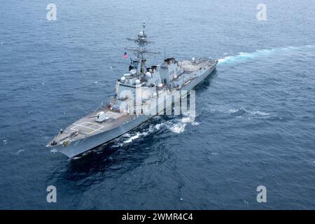 Operation Prosperity Guardian, Red Sea on  Jan. 31, 2024. Photo by Chris Krucke Stock Photo