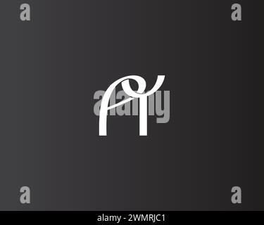 creative letter PY logo design vector template Stock Vector
