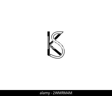 creative letter KS logo design vector template Stock Vector Image & Art ...
