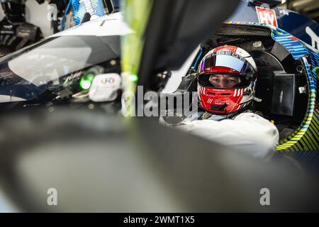 DUVAL Loic (fra), Peugeot TotalEnergies, Peugeot 9x8, portrait during the Prologue of the 2024 FIA World Endurance Championship, from February 24 to 26, 2024 on the Losail International Circuit in Lusail, Qatar Stock Photo