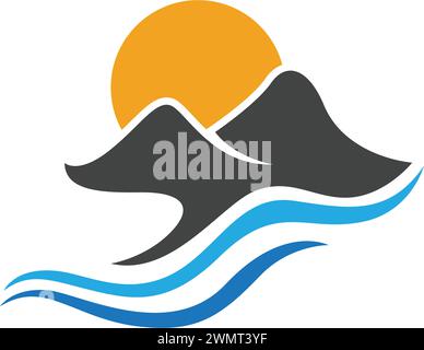 High Mountain icon Logo Business Template Vector Stock Vector