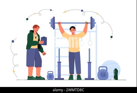 Sports coach vector concept Stock Vector