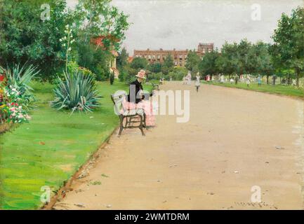 Chase William Merritt - A City Park (1887c.) Stock Photo