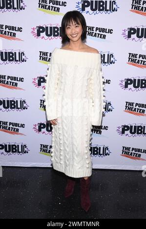 New York, USA. 27th Feb, 2024. Joy Osmanski attends 'The Ally' opening night at The Public Theater, New York, NY, February 27, 2024. (Photo by Anthony Behar/Sipa USA) Credit: Sipa USA/Alamy Live News Stock Photo