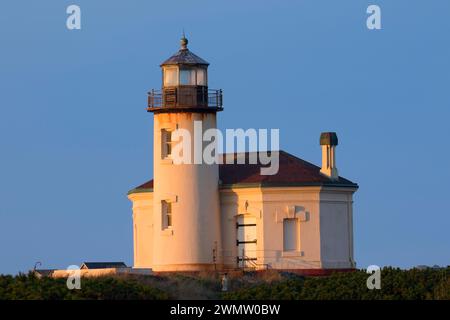 Coquille River Lighthouse, Bullards Beach State Park, Oregon Stock Photo