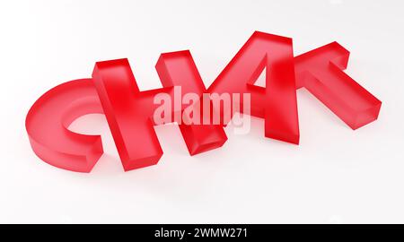 Mobile smartphone and chat minimal concept for social media, messages or SMS. 3D rendering Illustration on black background Stock Photo