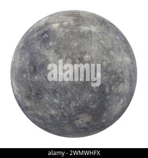 Planet Mercury Isolated Stock Photo