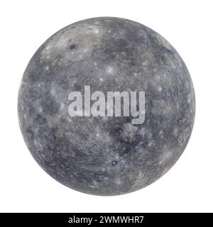 Planet Mercury Isolated Stock Photo