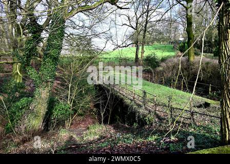 Around the UK - Thirlmere Aqueduct -  A stroll around Withnell Fold Village, Chorley, Lancashire, UK Stock Photo