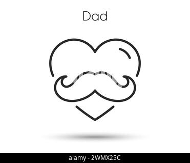 Best Dad Simple vector icon. Illustration symbol design template for ...