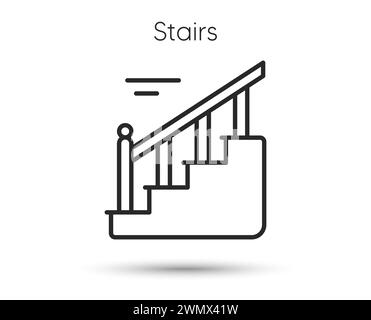 stair icon vector illustration symbol design Stock Vector Image & Art ...