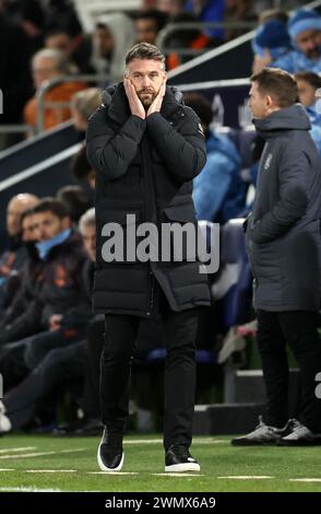 Luton, UK. 27th Feb, 2024. Rob Edwards manager of Luton Town during the FA Cup match at Kenilworth Road, Luton. Picture credit should read: David Klein/Sportimage Credit: Sportimage Ltd/Alamy Live News Stock Photo