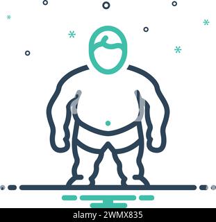 Icon for comorbidity,overweight Stock Vector Image & Art - Alamy