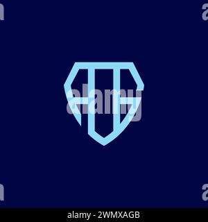 AOG Shield Logo Simple. AG Icon Vector Stock Vector