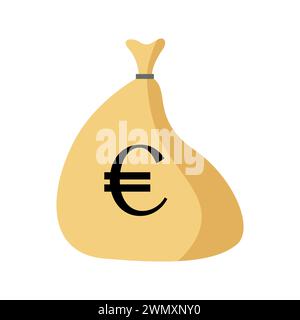 Money bag  icon vector Stock Vector