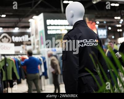 view the SICUR 2024 International Security Show that in IFEMA in Madrid (Spain). February 28, 2024 Spain Stock Photo