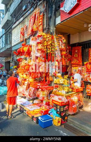 Thailand, Bangkok, Chinatown, Thanon Yaowarat street Stock Photo