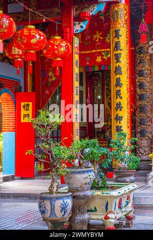 Vietnam, Mekong Delta, Sa Dec, Kien An Cung Chinese pagoda Stock Photo