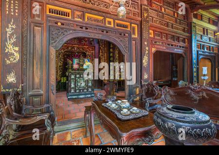 Vietnam, Mekong Delta, Cai Be, Mr Kiet's house, a historic house built in 1838 Stock Photo