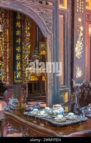 Vietnam, Mekong Delta, Cai Be, Mr Kiet's house, a historic house built in 1838 Stock Photo