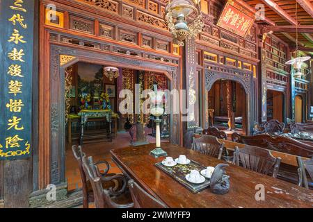 Vietnam, Mekong Delta, Cai Be, Mr Kiet's house, a historic house built in 1838 Stock Photo