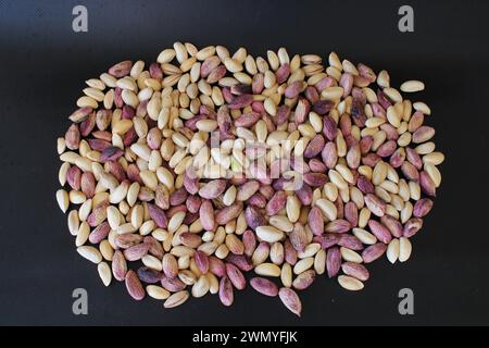 Pistachio,Peanuts, wonderful peanut composition for healthy and dietary nutrition.Hazelnut. Green fresh pistachios as texture. Gaziantep,Turkey. Stock Photo