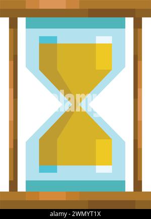 Hourglass icon design. Hourglass vector design Stock Vector