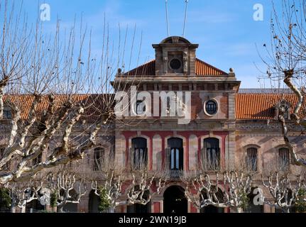 Parliament of Catalonia ,Barcelona Stock Photo