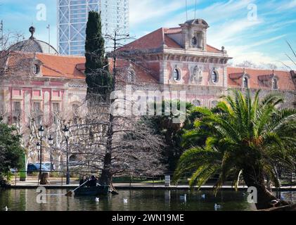 Parliament of Catalonia ,Barcelona Stock Photo