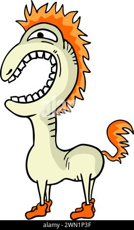 Funny horse Stock Vector