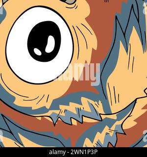 color art eye Stock Vector