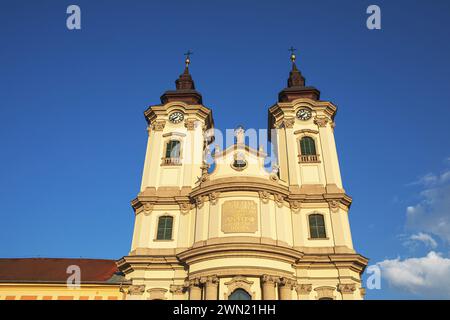 Minorite church in Eger,Hungary.Summer season Stock Photo