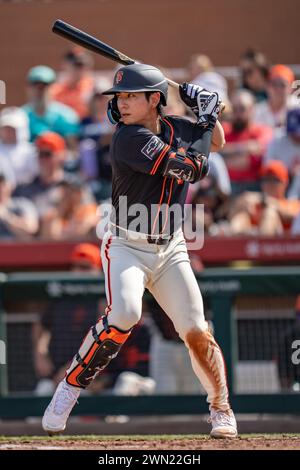 San Francisco Giants' Jung Hoo Lee during a baseball game against the
