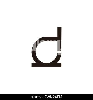 symbol, marketing, letter, idea, tc, geometric, creative, abstract, consulting, initial, lowercase, business, linked, graphic, brand, company, logo, l Stock Vector