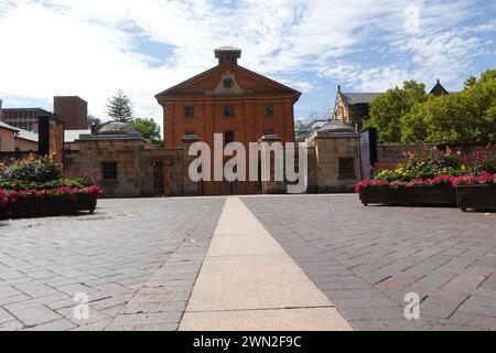 Hyde Park Barracks, located in Sydney, Australia, is a historic site dating back to the early 19th century. Originally built as a convict barracks, it Stock Photo