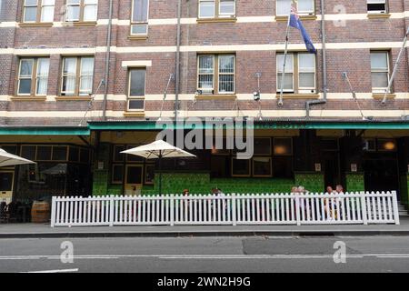 Sydney's oldest Irish Pub. Built in 1914 and opened in 1915, The Mercantile hotel was established to replace the old Mercantile Rowing Club Hotel. Stock Photo