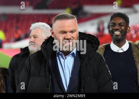 Wayne Rooney during the FA Cup Fifth Round match between Nottingham Forest and Manchester United at the City Ground, Nottingham on Wednesday 28th February 2024. (Photo: Jon Hobley | MI News) Credit: MI News & Sport /Alamy Live News Stock Photo