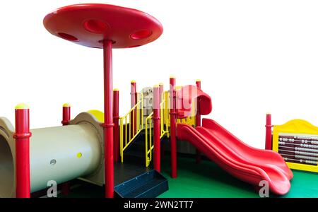 Empty playground ready for children Stock Photo