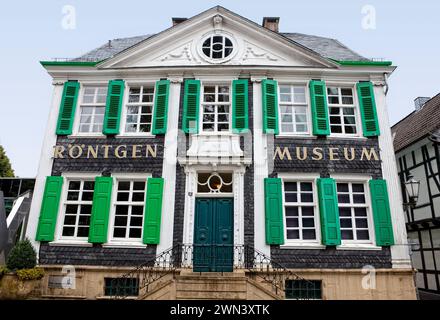 The German X-Ray Museum in Remscheid-Lennep, Bergisches Land, Ruhr Area, North Rhine-Westphalia, Germany, Europe Stock Photo