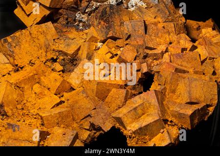 Limonite, Limonit, Brauneisenerz, Brauneisenstein Stock Photo