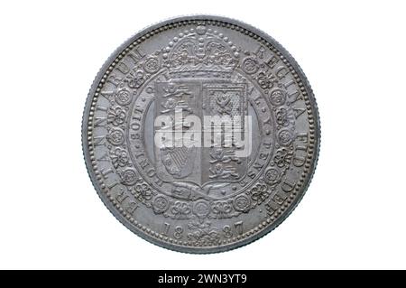 1887 Florin Stock Photo