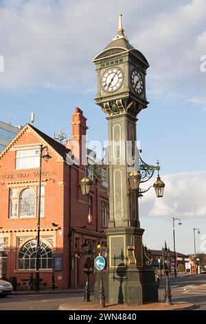 UK, Birmingham, the Chamberlain Clock in the Jewellry Quarter. Stock Photo