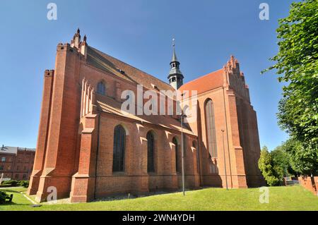 The Cathedral Basilica of the Assumption in Pelplin, Poland Stock Photo