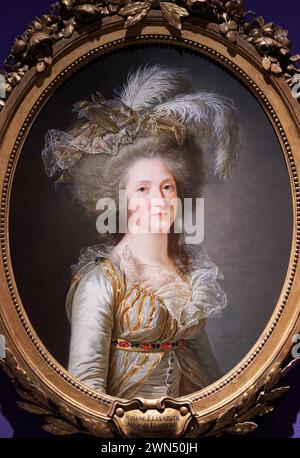 Élisabeth-Philippine-Marie-Hélène de Francia, Madame Élisabeth, 1788, Adélaïde Labille-Guiard (1749-1803) Stock Photo