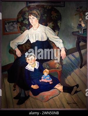 Marie Coca and her Daughter Gilberte, 1913, Suzanne Valadon (1865-1938 ...