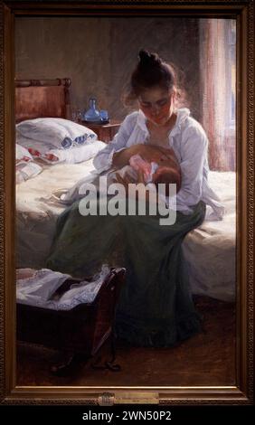 Mother, 1893, Elin Danielson-Gambogi (1861-1919) Stock Photo