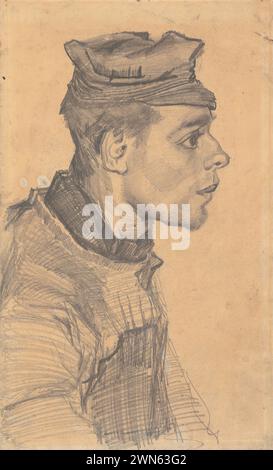 Vincent Van Gogh - Head Young Man C 1885 Stock Photo - Alamy