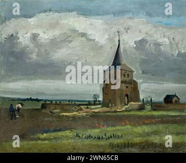 Van Gogh Vincent - The old tower at Nuenen (1884) Stock Photo