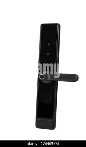 Smart door lock, modern style, creates a strong, luxurious shape for your apartment, alloy material, long and durable operating time, integrates many Stock Photo